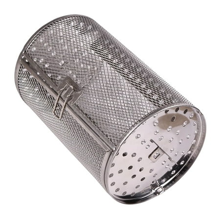 

Frcolor Air Fryer Rotisserie Oven Basket Kitchen Grill Roaster Air Fryer Accessories (Silver Gray)