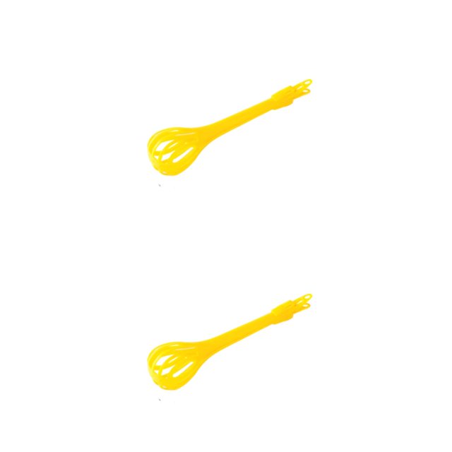 Naiovety Batidor de huevos Clip de fideos Utensilio de cocina Mango largo Accesorios para el hogar Tong de repostería multifuncional Operación Negro 2piezas