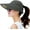 Dark Grey, variant on Sun Hats for Women Wide Brim UV Protection Sun Hat Summer Beach Packable Visor