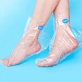 thumbnail image 1 of Guantes de mano de plástico, mangas para pies, guantes desechables para Spa, cubiertas para pies, revestimientos que previenen la suciedad para hombres y mujeres, 1 of 1