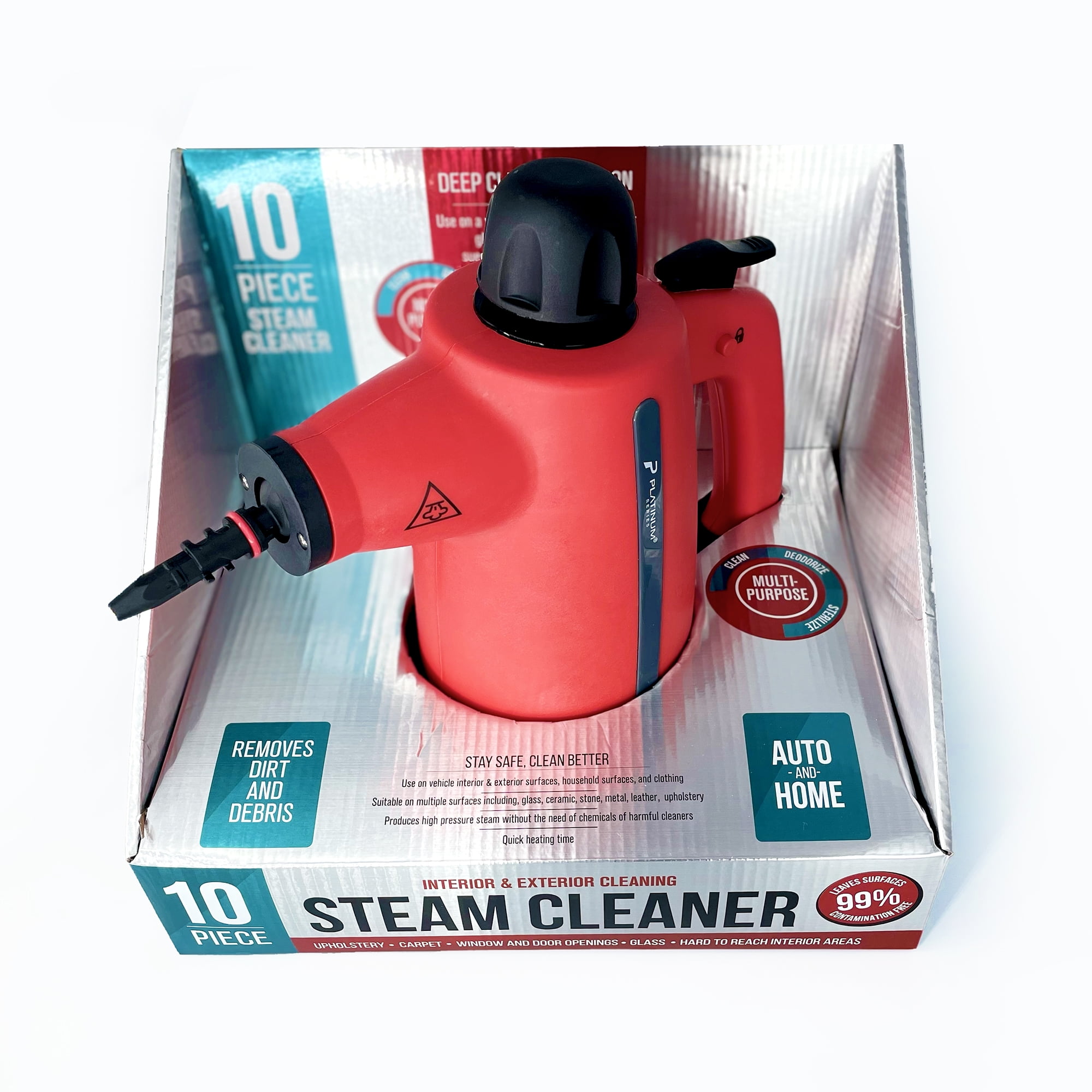 Platinum Series Platinum Deep Cleaning Pressurized Steamer Tool, 10