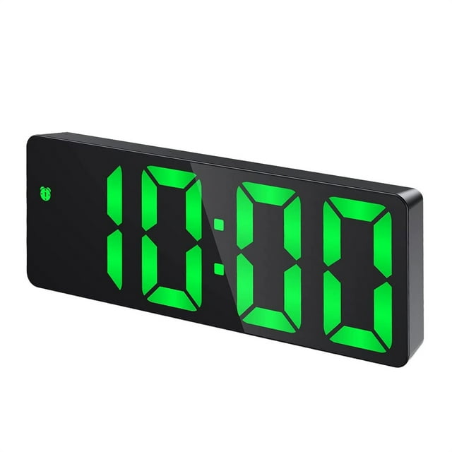 Digital Alarm Clock LED Clock With Temperature Display Adjustable