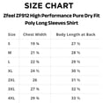 thumbnail image 3 of Zfeel Dry Fit Poly Long Sleeves T-Shirts 100% Polyester Moisture-Wicking Crewneck Tee Shirts (Dust, XL), 3 of 7