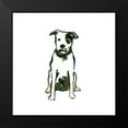 thumbnail image 2 of Vess, June Erica 15x15 Black Modern Framed Museum Art Print Titled - Canine Cameo V, 2 of 5