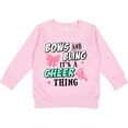 thumbnail image 2 of Inktastic Bows and Bling Its a Cheerleading Thing Toddler Sweatshirt, 2 of 4