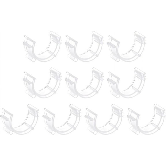 20pcs Sewing Bobbin Holder Small Bobbin Clips Plastic Bobbin Clamps Sewing Tool Accessory Prevent Thread Tails from Unwinding, White