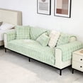 thumbnail image 6 of Soft Thick Non Slip Couch Cover 47.24 x 27.55 Inch, Pet Friendly Furniture Protector, Sofa Covers Washable Sectional, Thick Warm Cozy Slipcovers(1pcs, Green), 6 of 7