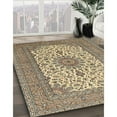 thumbnail image 3 of Ahgly Company Machine Washable Indoor Square Traditional Sepia Brown Area Rugs, 6' Square, 3 of 7