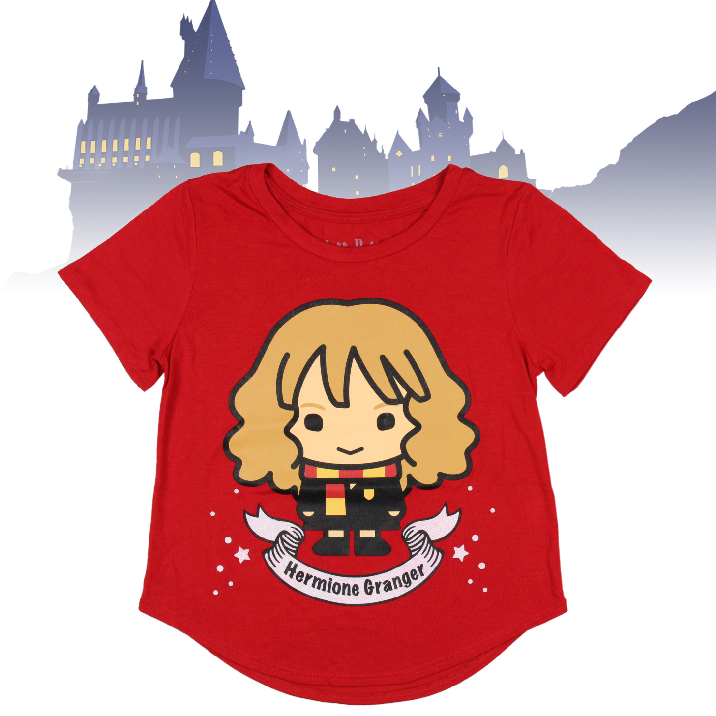 Pigiama Harry Potter Hermione Stile Chibi - Camicia Da Notte Con Stelline Brillanti - Foto 11