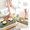 thumbnail image 4 of Cute Bear Bath Mat Bathroom Rug, Soft Shower Rug Plush Microfiber Funny Bath Rug Water Absorbent Thick Shaggy Floor Mats, Bathroom Rug for Kids Room, 4 of 4