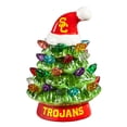 thumbnail image 2 of USC Trojans 2-Pack 4" Ceramic LED Christmas Tree Set, 2 of 3