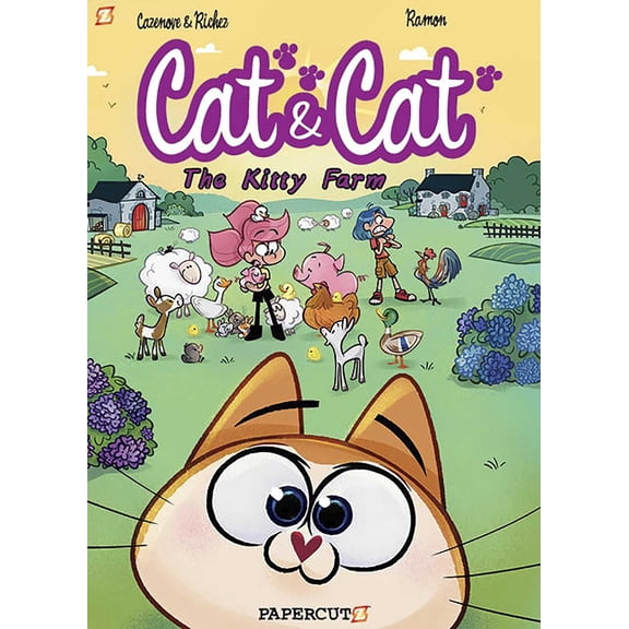 Pre-Owned Cat & Cat: Cat and Cat #5 : Kitty Farm (Series #5) (Hardcover)