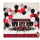 thumbnail image 2 of Kit de arco de guirnalda de globos rojo, negro y blanco DIY, 12 10 globos de confeti de látex con globos rojos, negros y blancos, tira de arco de 16 pies para cumpleaños de circo y barbacoa, 2 of 5