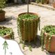 thumbnail image 4 of Plantas colgantes artificiales con enredaderas de follaje verde | Hiedra artificial para decorar paredes o estantes | Decoración para interiores y exteriores, hogar, jardín, oficina y bodas, 4 of 9