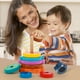 thumbnail image 4 of 1 juego de interesantes anillos apilables, encantadores juguetes de anillos apilables, anillos apilables de colores para niños pequeños, 4 of 8