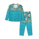thumbnail image 1 of Fotbe Seashells And Fishing Net On Blue Wooden Table Conjunto de Pijama de Manga Larga para Mujer con Estampado, Ropa de Dormir de 2 Piezas, Conjunto de Casa Suave y Cómodo con Bolsillos-Medium, 1 of 7