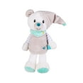 thumbnail image 3 of Juguete de peluche para ayudar a dormir al bebé, máquina de sonido de peluche con luces que acompañan a los juguetes, oso blanco, 3 of 9