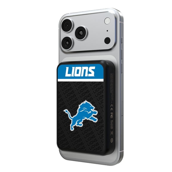 Detroit Lions Endzone Plus Wireless Power Bank