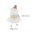 thumbnail image 2 of DOPI 2PCS Xmas Ballerina Girl Doll Pendant Christmas Tree Ballerina Girl Decoration, 2 of 5