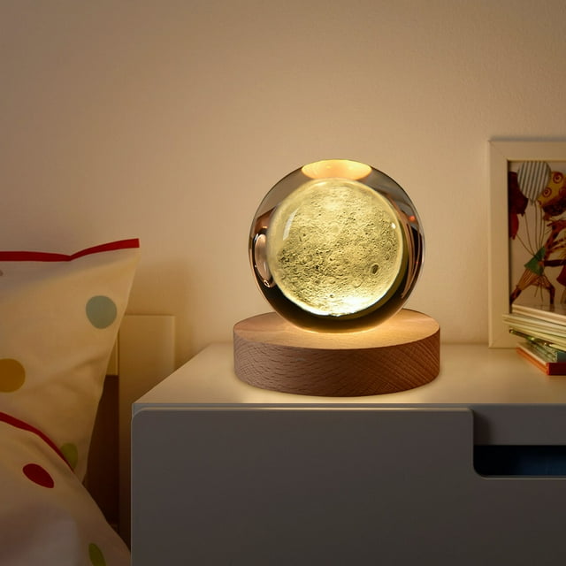 Meitianfacai Glowing Crystal Night Light Special Gift