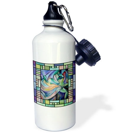 3dRose Art deco Dancer - dance, dancing, belly dance, bellydance, oriental dance, middle eastern dance, , Sports Water Bottle, 21oz