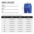 thumbnail image 4 of Daiia Blurred Star Snow Christmas Mens Woven Stretch Pajama Short,Short Pajama Pants-Large, 4 of 7