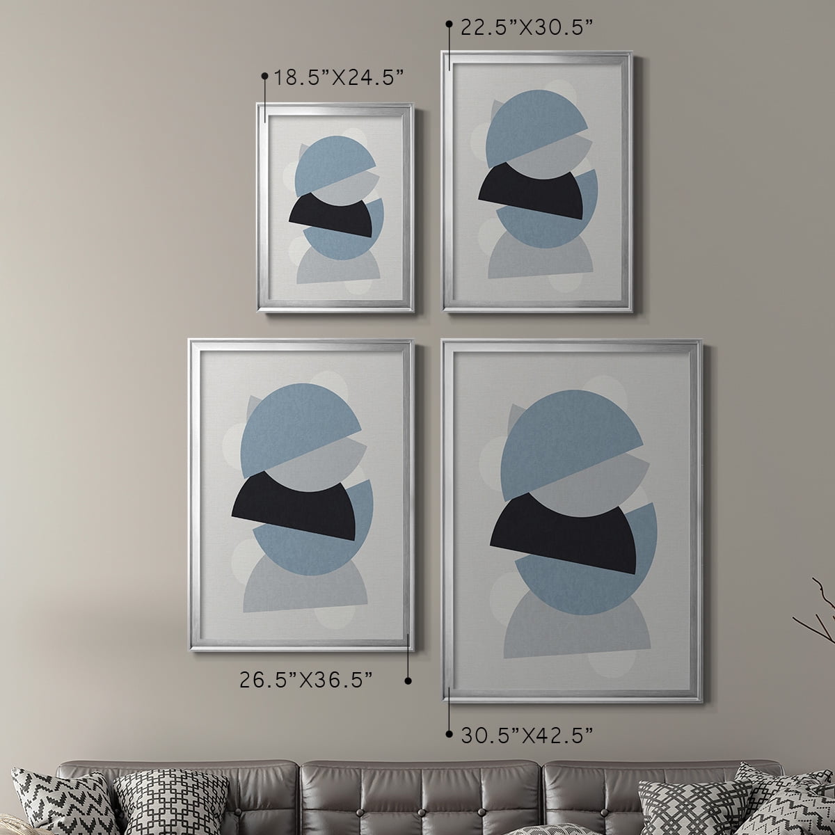 Shapely Blues I Premium Classic Framed Print - Ready to Hang