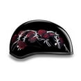 thumbnail image 4 of D.O.T. DAYTONA SKULL CAP- W/ BARBED ROSES, 4 of 7