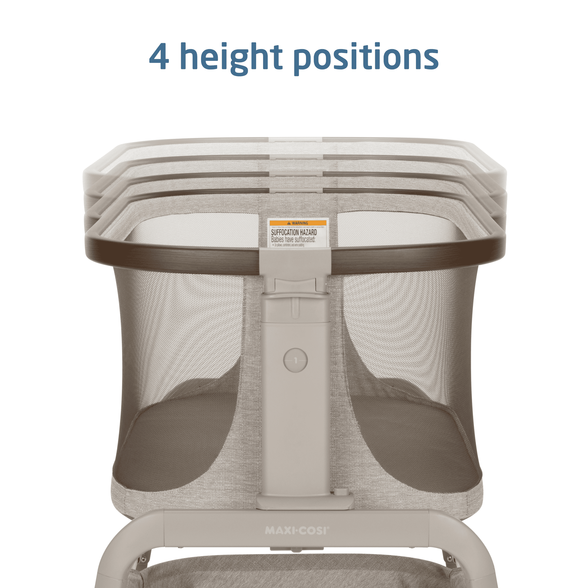 Maxi-Cosi Iora Bedside Bassinet, Classic Truffle