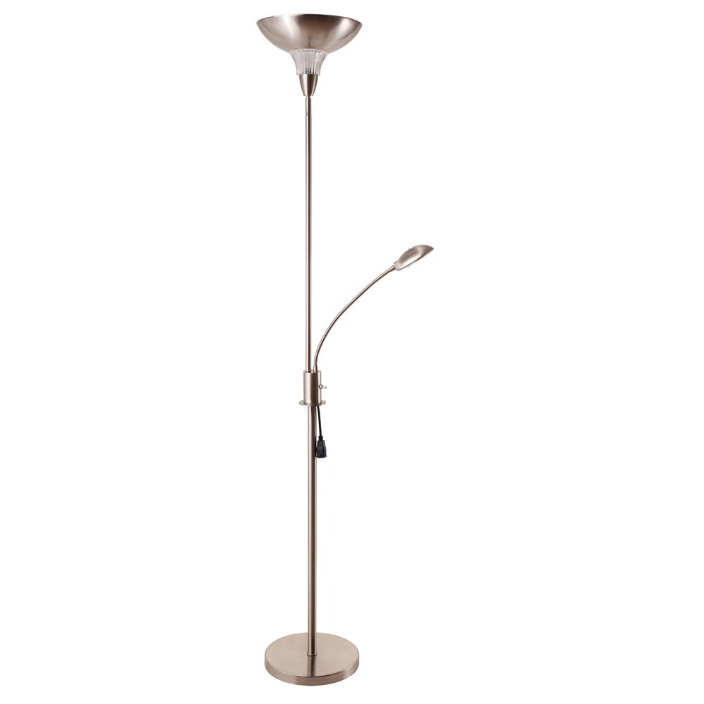 72" Torchiere Combo Floor Lamp with Adjustable Task Light