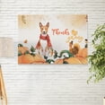 thumbnail image 2 of Happy Thanksgiving Basenji with Turkey Pumpkins Autumn Vibes Horizontal Matte Canvas Poster African Barkless Dog Lover Wall Art Home Decor - 12018, 2 of 5