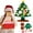 A, variant on Grrvtrz 9.5-inch DIY Felts Toddler Christmas Tree ' Interactive Christmas Tree with Removable Tree Ornaments,Holiday Products,Christmas Decorations