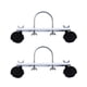 thumbnail image 5 of Yuarrent 2 uds/set soportes de pared para radiador eléctrico duraderos y estables con polea móvil 2 uds eléctrico Suministros térmicos, 5 of 6