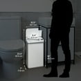 thumbnail image 7 of iTouchless Automatic Touchless Sensor Trash Can with Odor Filter and Fragrance – 4 Gallon - White, 7 of 7