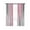 Gray Pink, variant on Purple Gray Blackout Curtains, Light Blocking Print Window Curtains, Vintage Country Abstract Gradient Aesthetic Thermal Insulated Window Drapes for Living Room 2 Panels, 104"W x 52"L