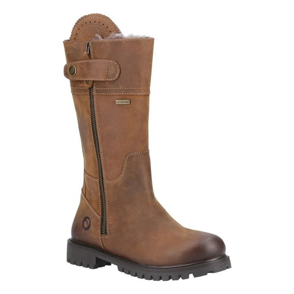 Cotswold Womens Bushcombe Leather Mid Calf Boots
