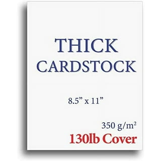  Extra Heavy Duty 130lb Cover Cardstock - 3 x 5