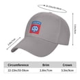 thumbnail image 3 of 82nd Airborne Logo Sandwich Cap Unisex Adjustable Adult Baseball Caps Casquette Hats Flat Cap, 3 of 7