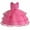 Hot Pink, variant on Toddler Dress Kids Girls Princess Dresses Tulle Dress Middle-aged Children's Sleeveless Embroidery Mesh Gauze Dress Pink