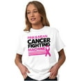 thumbnail image 5 of Breast Cancer Fighting Machine Women's Graphic T Shirt Tees Brisco Brands X, 5 of 5