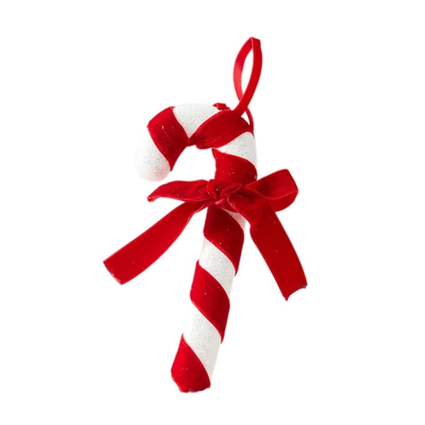 Adorno para árbol de Navidad, piruleta, adorno para árbol de Navidad, árbol de Navidad Bastón de caramelo de 17 cm
