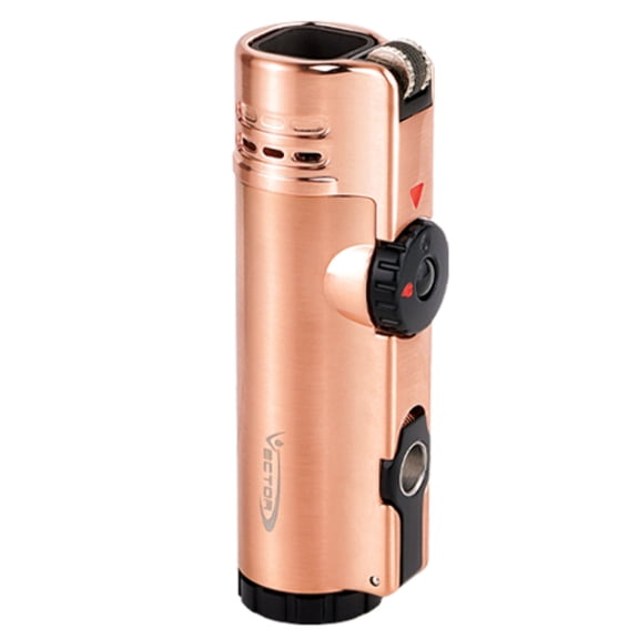 Vector Warcraft Quad Flame Torch Lighter with Cigar Punch