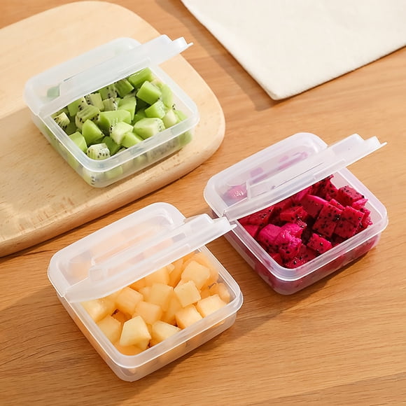Storage Box Refrigerator Special Scallion Garlic Fruit Crisper Box Household Clamshell Butter Block Packaging Box