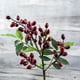 thumbnail image 5 of Rama de olivo artificial con frutos rojos | Planta artificial realista para decoración de hogar y oficina | Decoración de pared primaveral | Vegetación artificial realista, 5 of 5