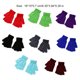 thumbnail image 5 of Qarigey 1 par de guantes de punto de medio dedo Unisex mitones sin dedos invierno moto ciclismo de carretera cálido para Mujeres Hombres azul Type3 NO3, 5 of 6