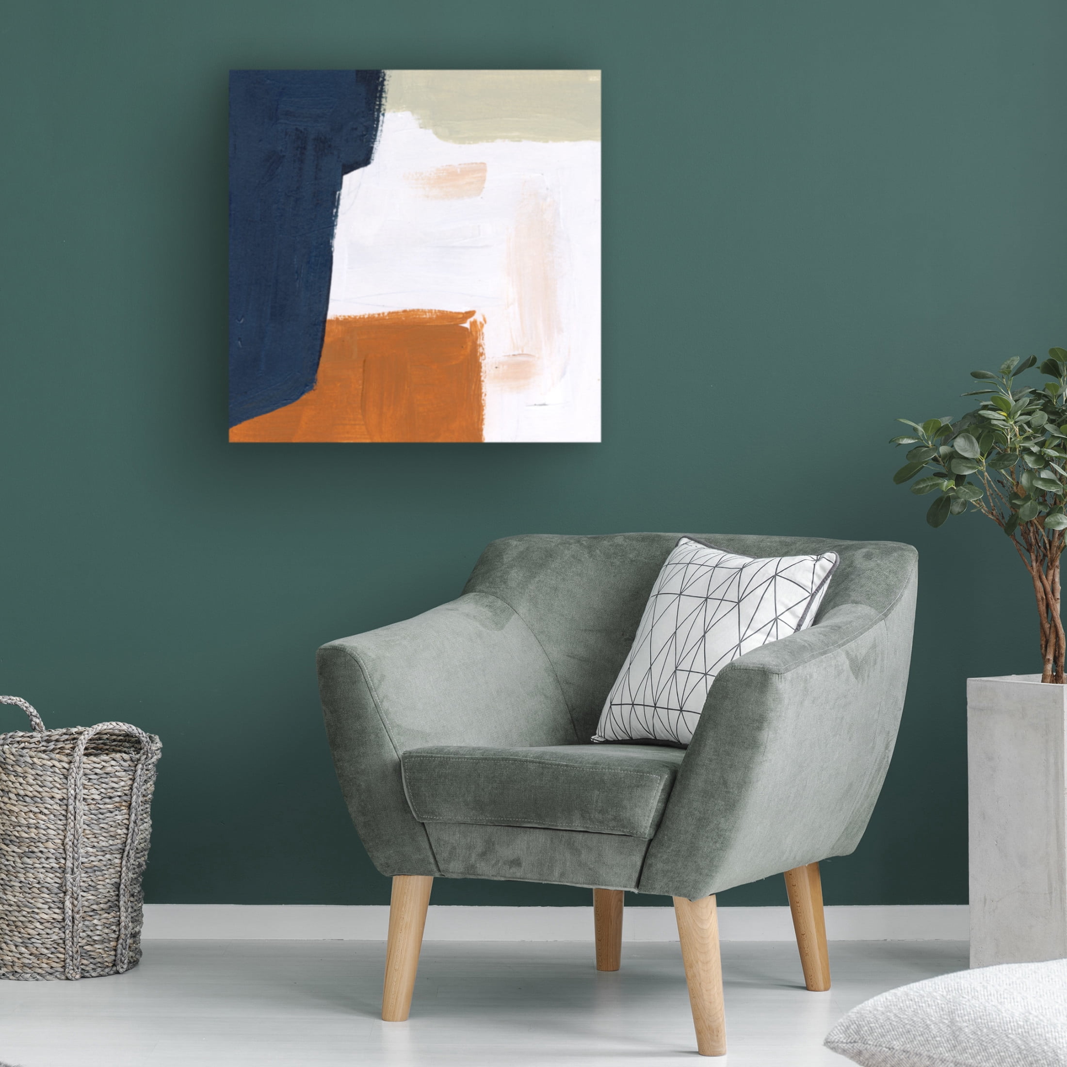 Canvas Wall Art - Melissa Wang 'After You I' Wall Art for Living Room, Bedroom, or Office Décor by Trademark Fine Art - 18 x 18 Inches