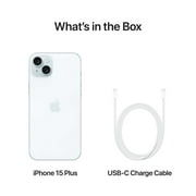 صندوق مفتوح لهاتف Apple iPhone 15 Plus - حامل مفتوح - 256 جيجابايت أزرق