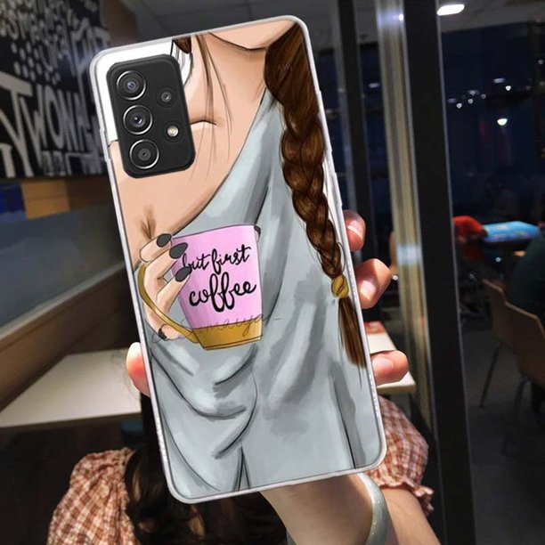Funda de teléfono de princesa para Samsung, carcasa con patrón para Galaxy S22 Plus, S21, S23 Ultra, S20 FE, S10, S10E, S9, S8, S7 Edge qiuyongming unisex