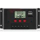 thumbnail image 1 of Controlador de carga 30A Regulador de carga del panel solar Identificación automática 12V / 24V con pantalla LCD y puerto USB de 5V LingWen 1327534136364, 1 of 1