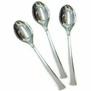 Lillian Mini Polished Silver Spoon 48 Count For Dessert [BULK] (480/Pack)